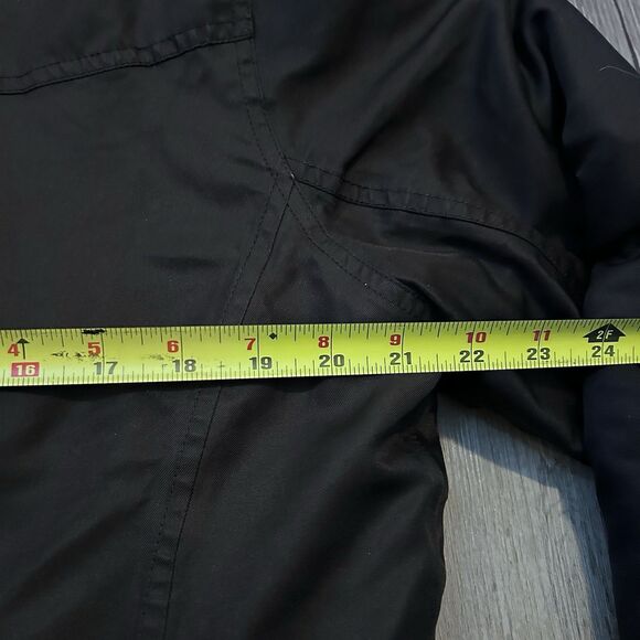 Women's Eddie Bauer Goose Down Parka Coat Size Medium Black Jacket Winter Warm - Picture 10 of 10